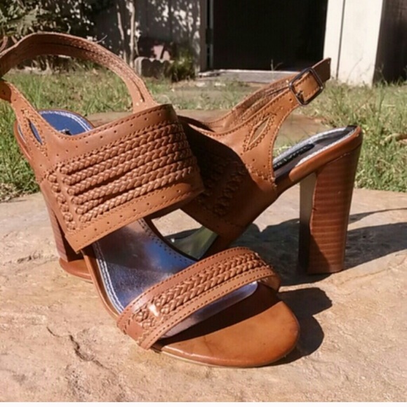 White House Black Market Shoes - Leather Heels
